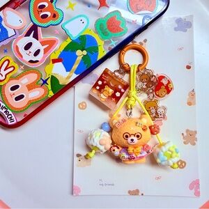 rilakkuma resin charm keychain bagcharm